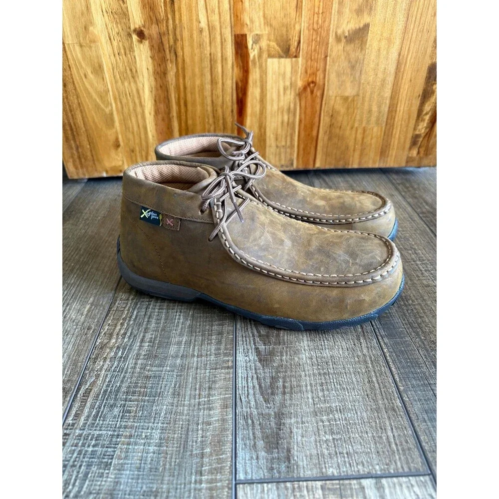 Women’s Twisted X Work Chukka Driving Moc Sz. 9 Composite Toe